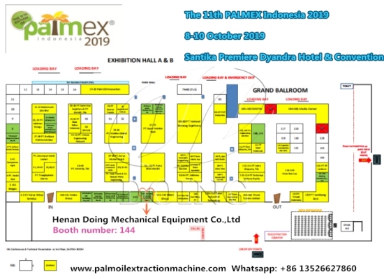 Doing Company will attend the PALMEX Indonesia 2019 in Medan on 8-10 October 2019
