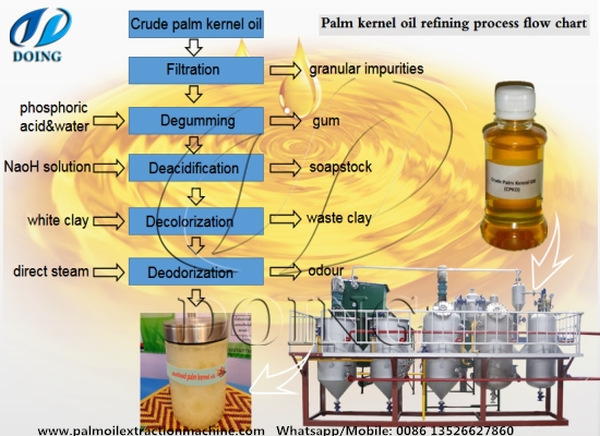 How to produce refined palm kernel oil?