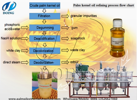 How to produce refined palm kernel oil?
