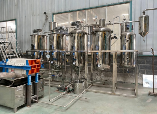 Henan Glory to Supply 1TPD Electric Heating Palm Oil Refining Equipment to Guinea Client