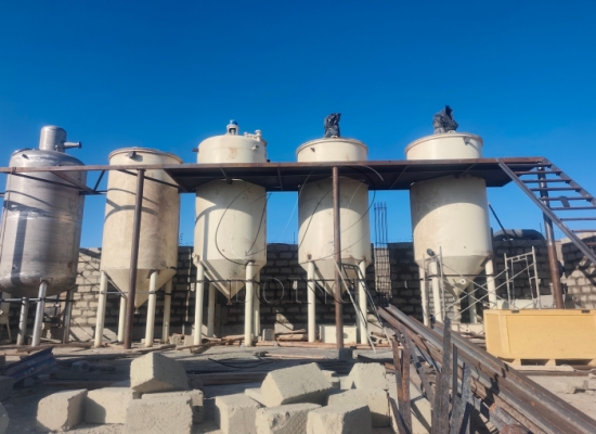 10tpd palm oil refining and fractionation plant is under installation in Kenya