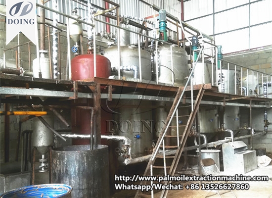 5tpd palm kernel oil refinery plant project sucessfully installed in Liberia