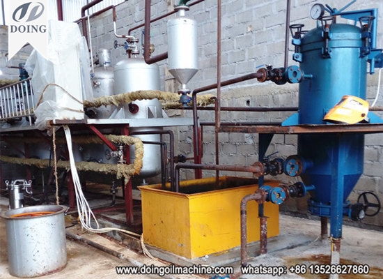 2tpd palm oil refining machine in Liberia