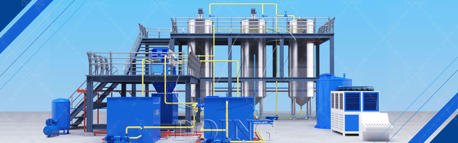 Palm oil fractionation plant