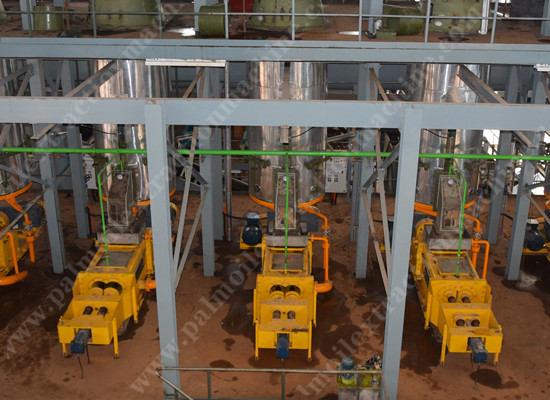 Palm oil mill procesing plant