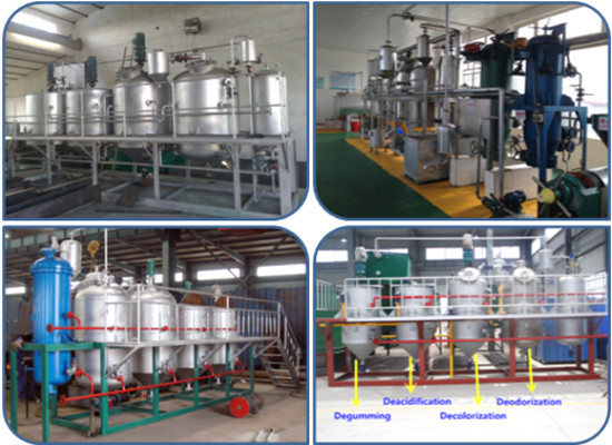 Palm kernel oil refining process/crude oil refining