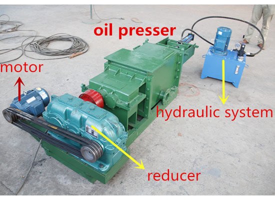 double screw press machine with hydraulic system