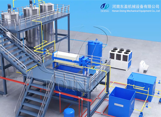 Dry fractionation plant, palm oil fractionation plant