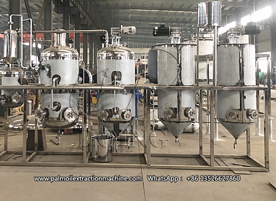 0.5TPD small scale palm oil refinery plant will be shipped to India