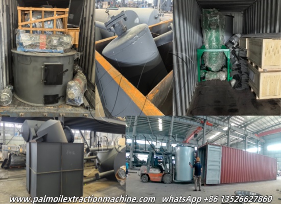 The palm kernel oil refining machine has been successfully shipped to Nigeria