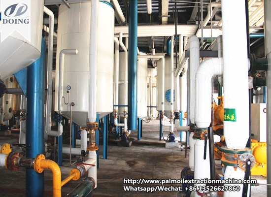 Palm kernel oil refinery process machinery