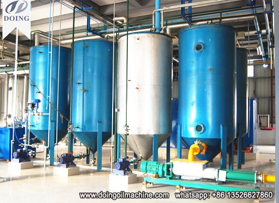 Dry fractionation plant of palm kernel oil