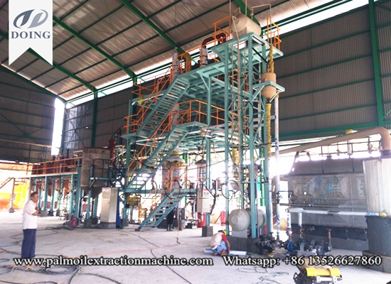 5tpd palm oil refinery plant successfully installed in Insonesia