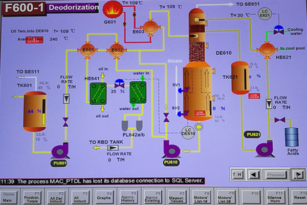 palm oil deodorization process