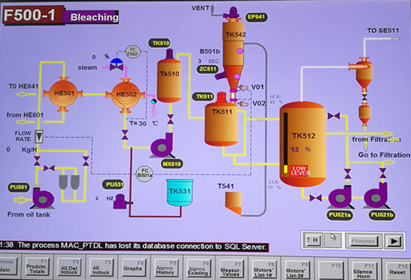 palm oil decolorization process