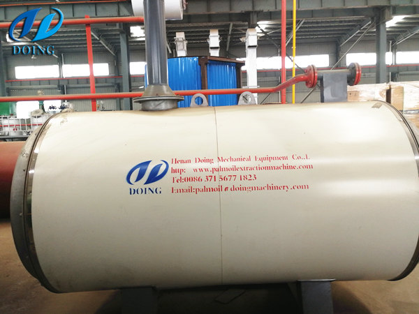 heating system of palm oil refinery plant 