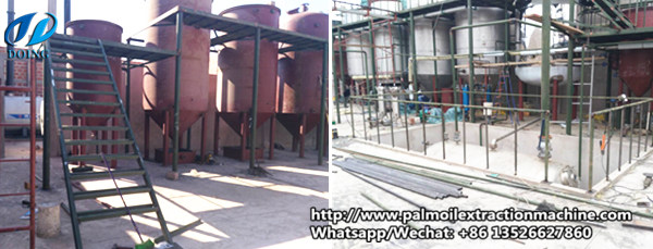 batch type palm oil refinery plant 