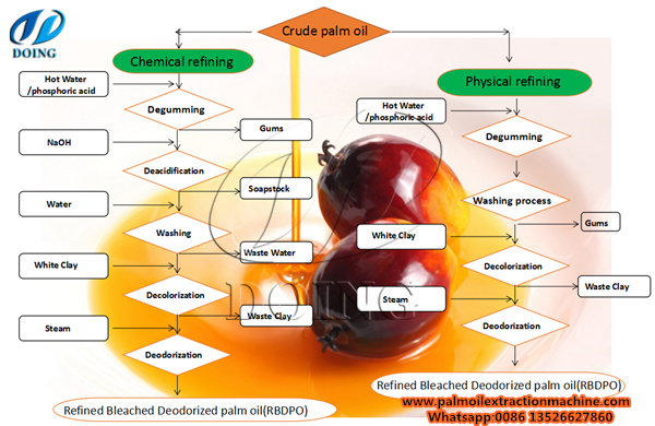 palm oil refining process 