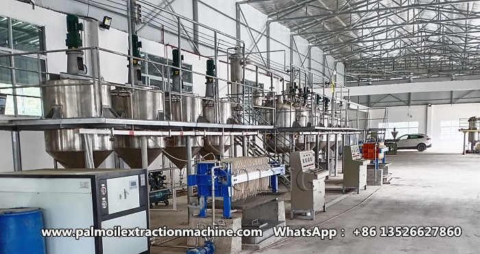 palm oil refining machine