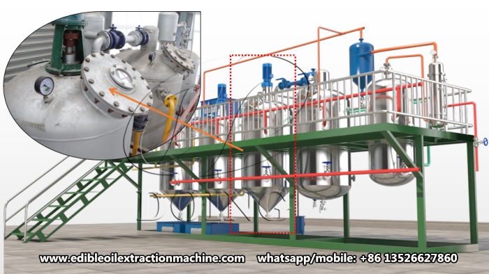 cooking oil refining machine