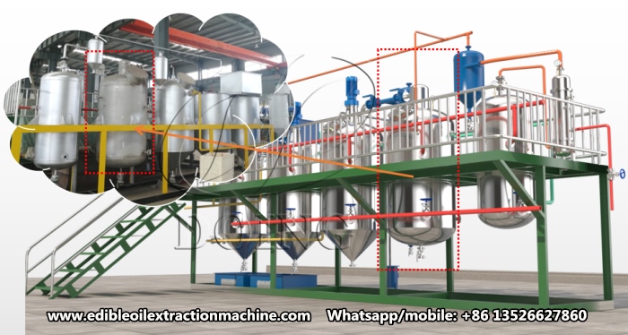 cooking oil refining machine