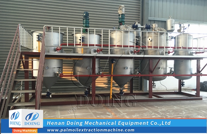 small palm oi refining equipment