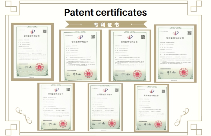 Patent certificates