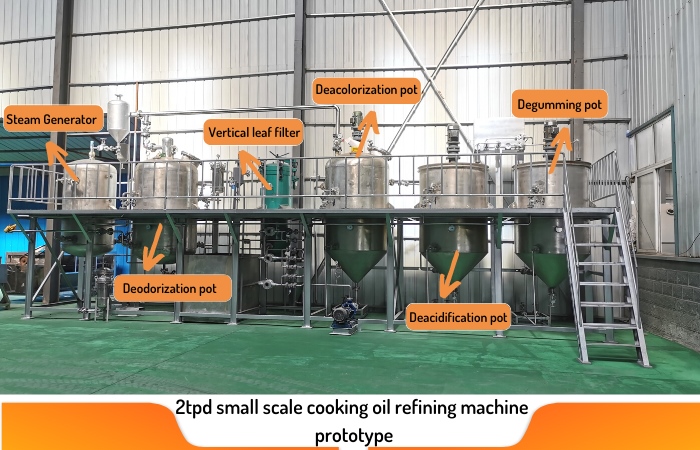 palm oil refining machine